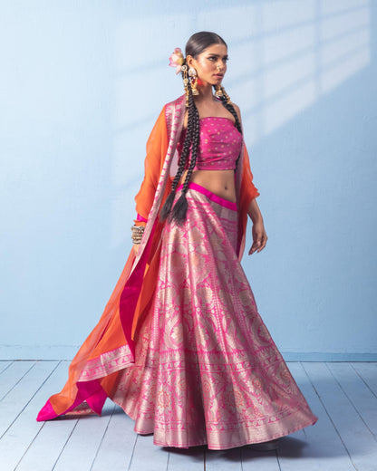 PINK LEHENGA SET