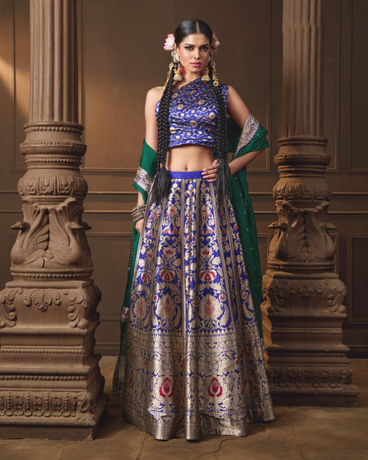 BLUE LEHENGA