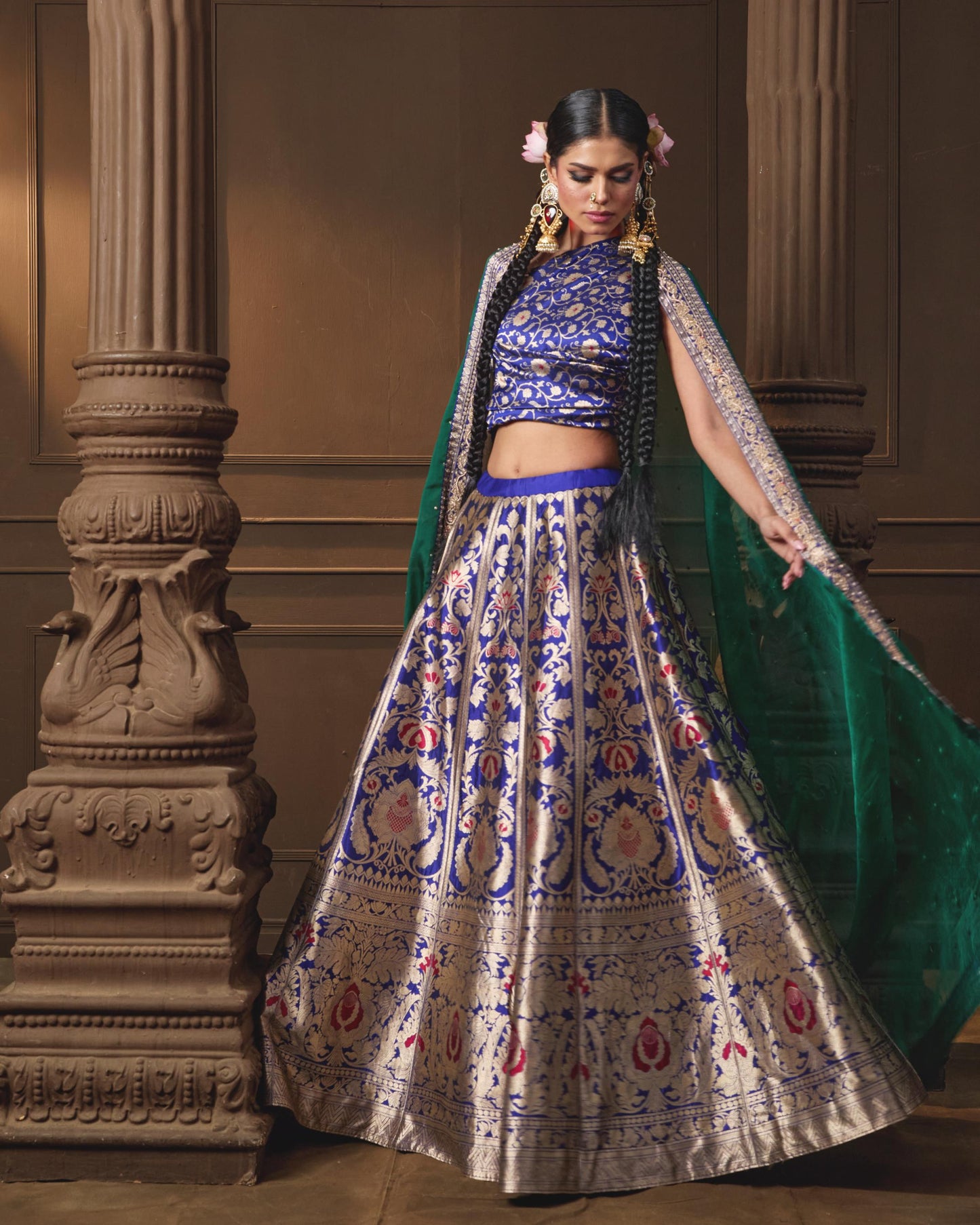 BLUE LEHENGA