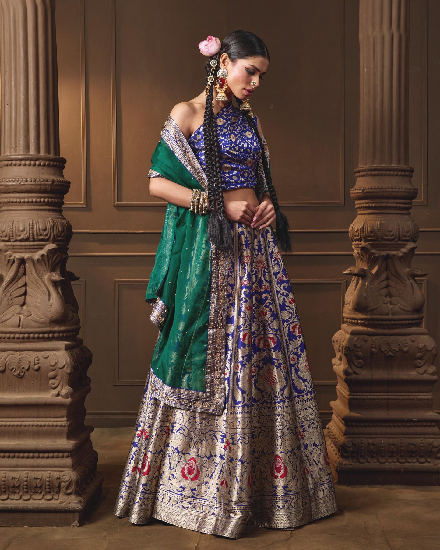 BLUE LEHENGA
