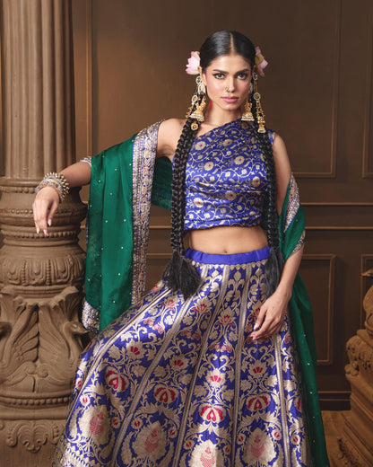BLUE LEHENGA