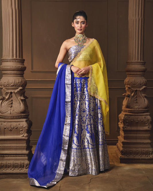 BLUE LEHENGA