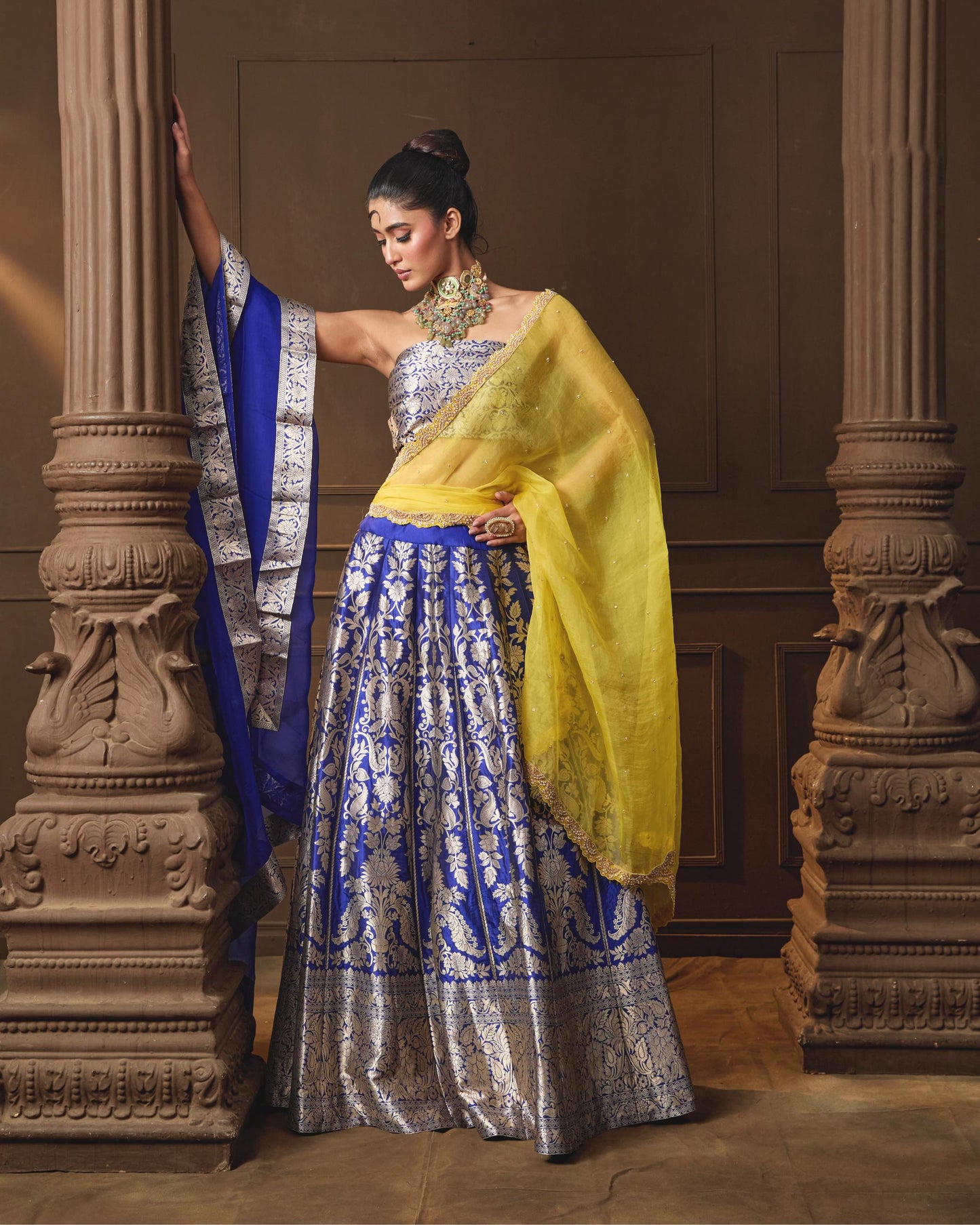 BLUE LEHENGA