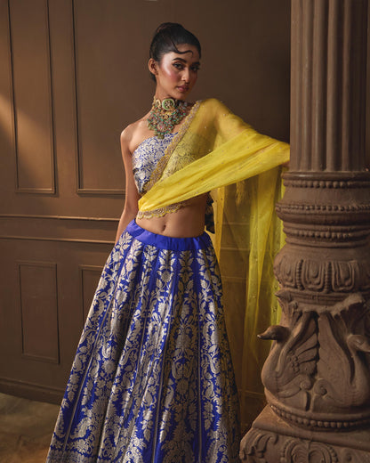 BLUE LEHENGA