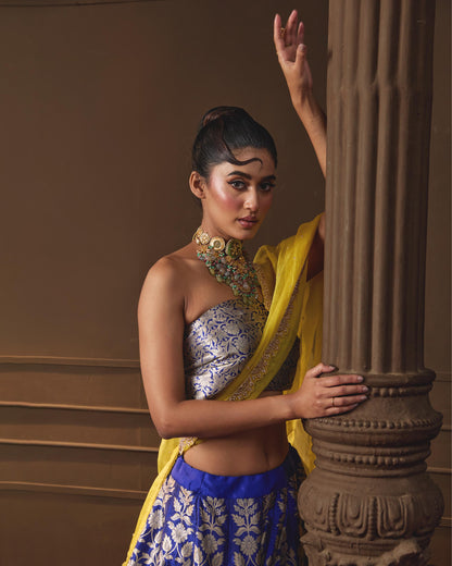 BLUE LEHENGA