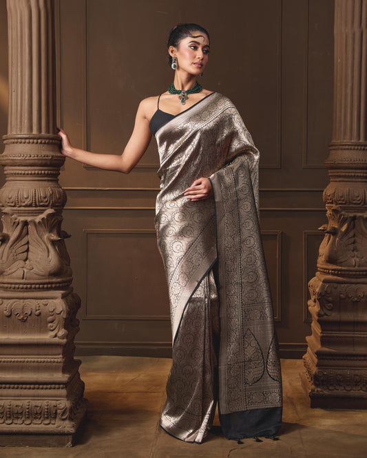 BLACK SAREE