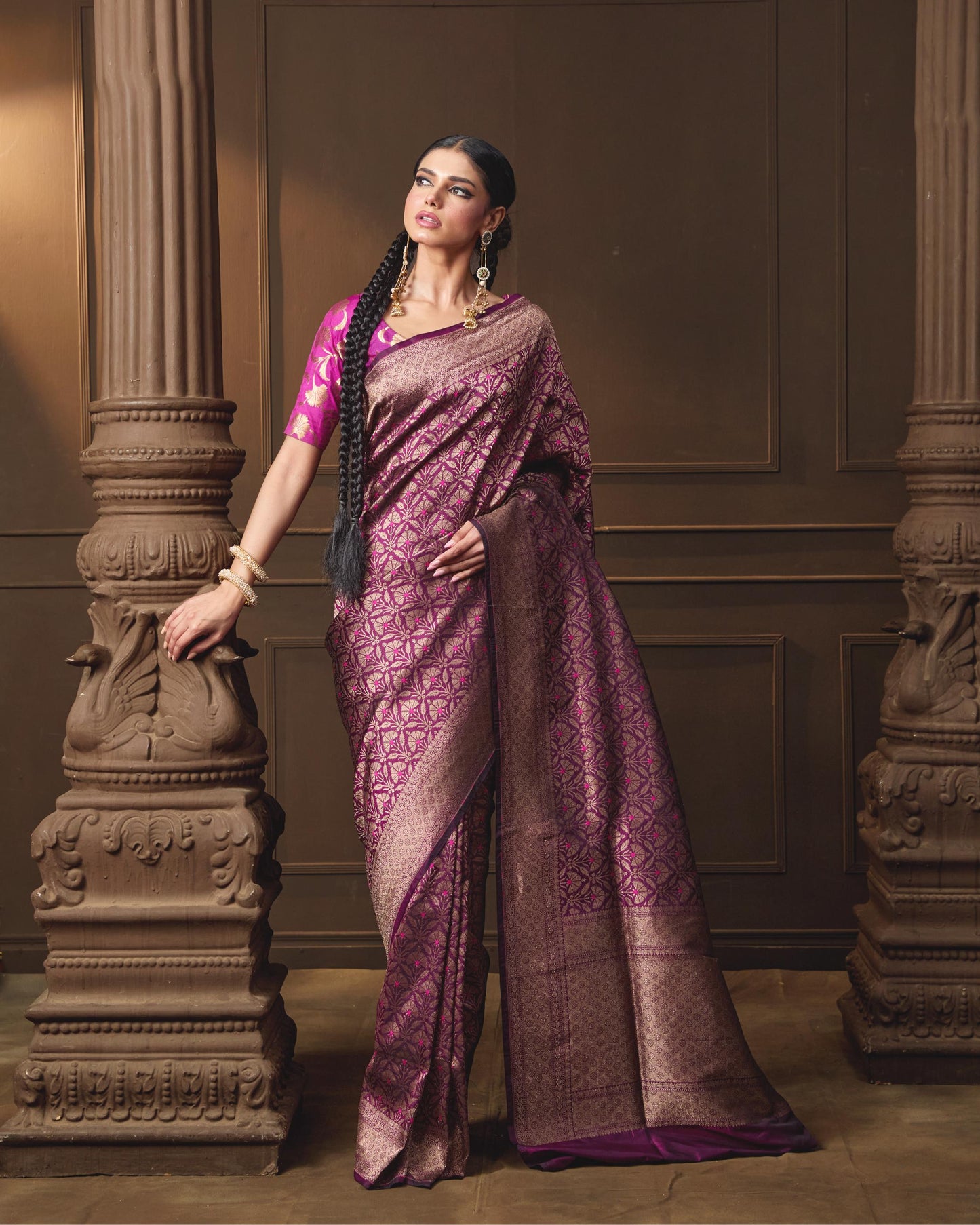 PURPLE SAREE
