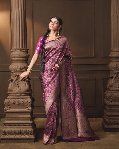 PURPLE SAREE