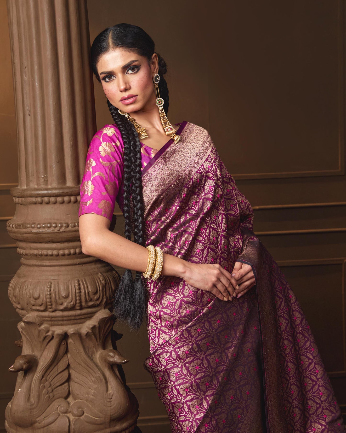 PURPLE SAREE