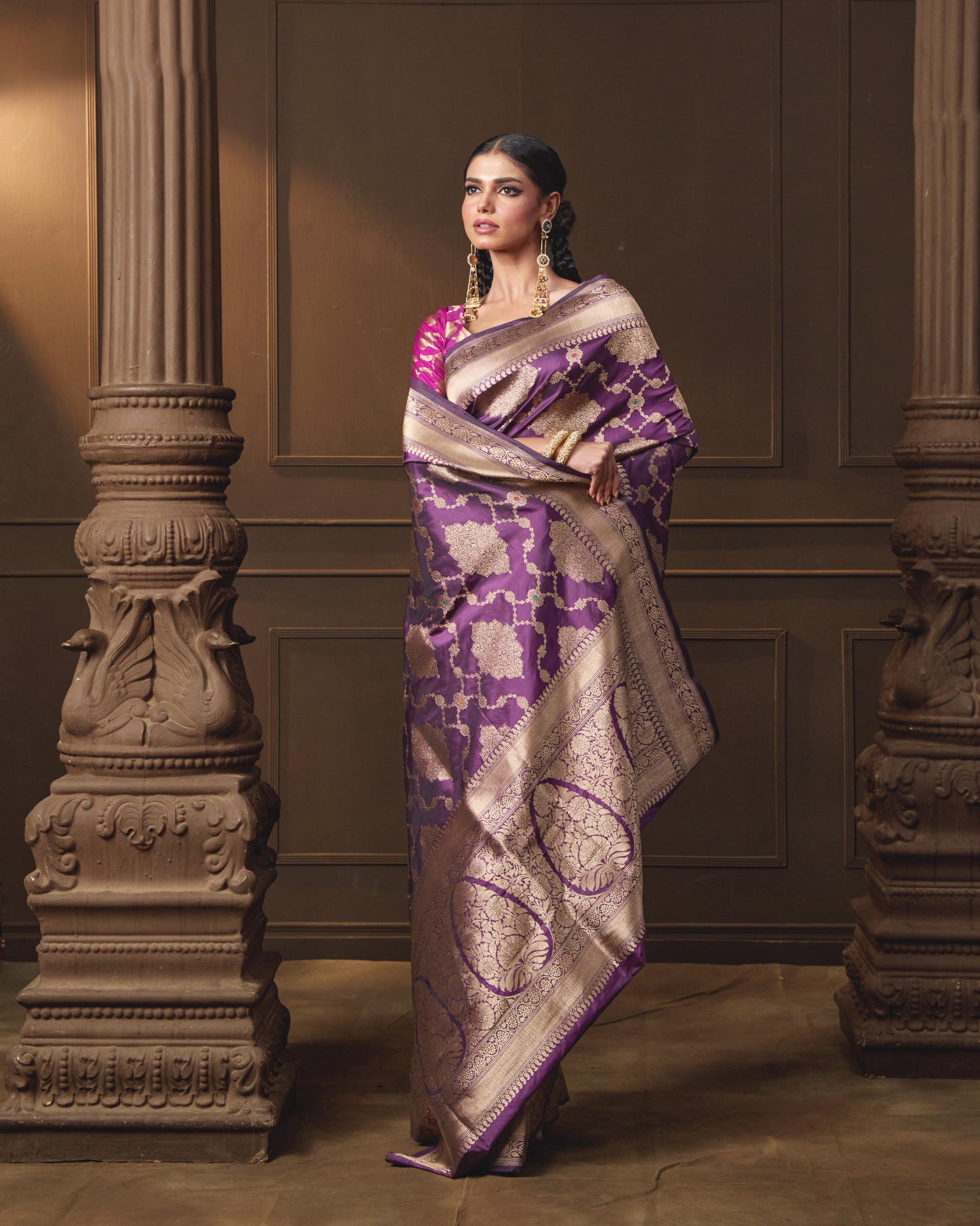 PURPLE SAREE