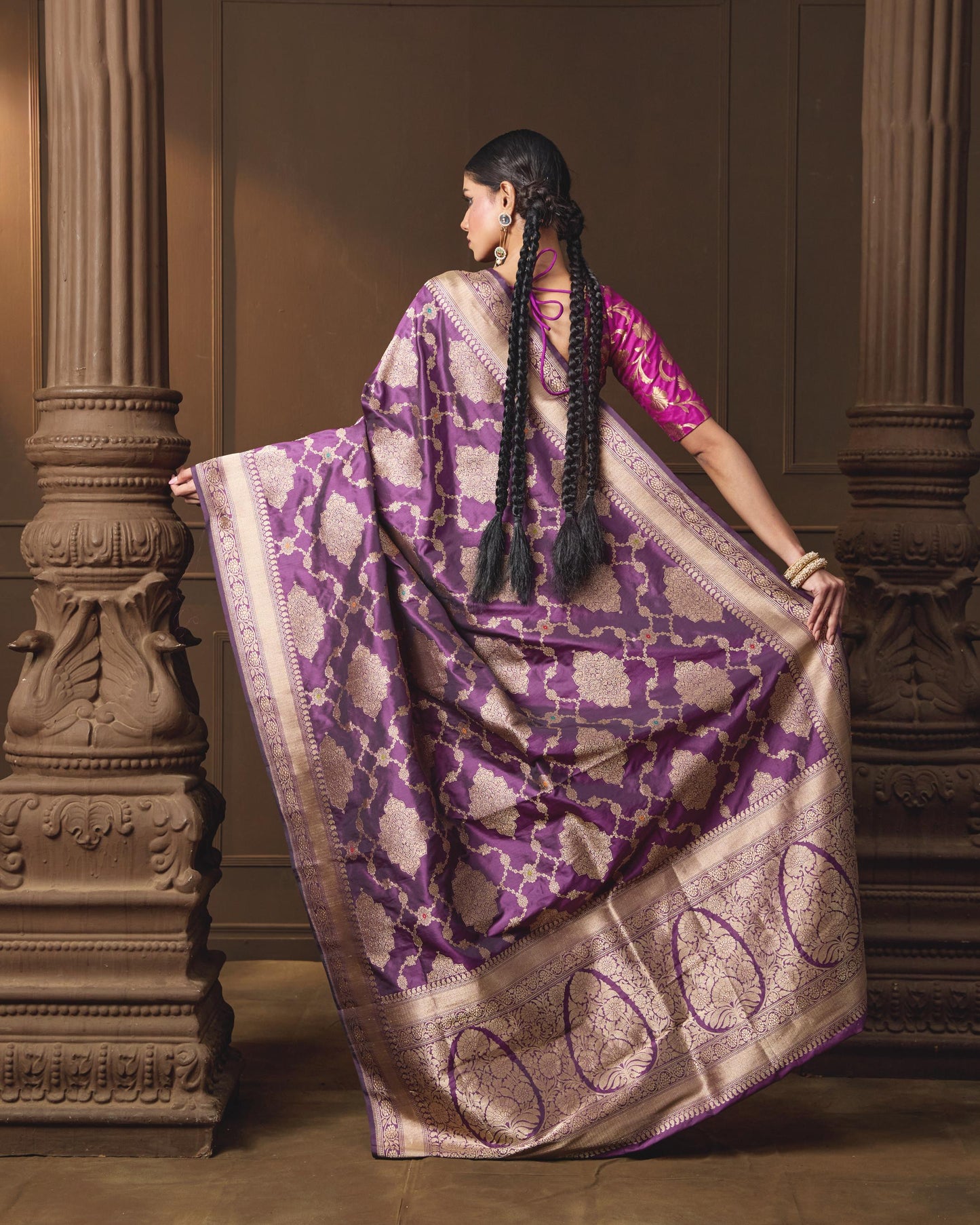 PURPLE SAREE