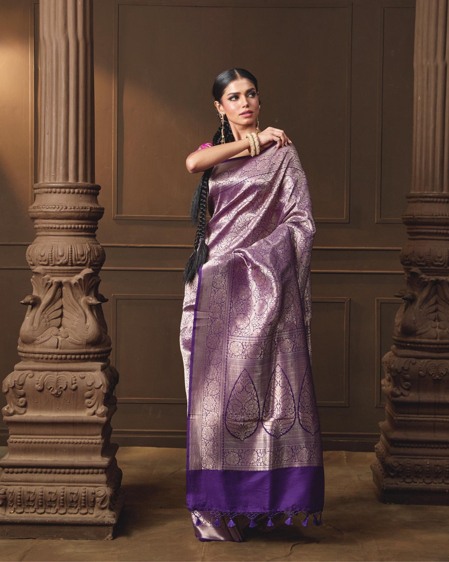 PURPLE SAREE