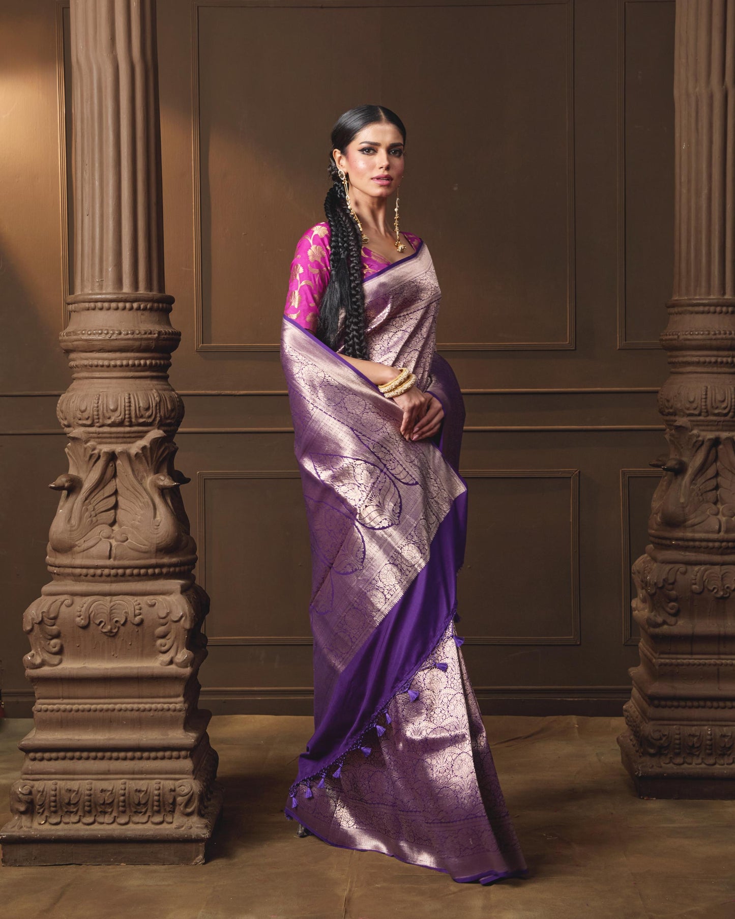 PURPLE SAREE