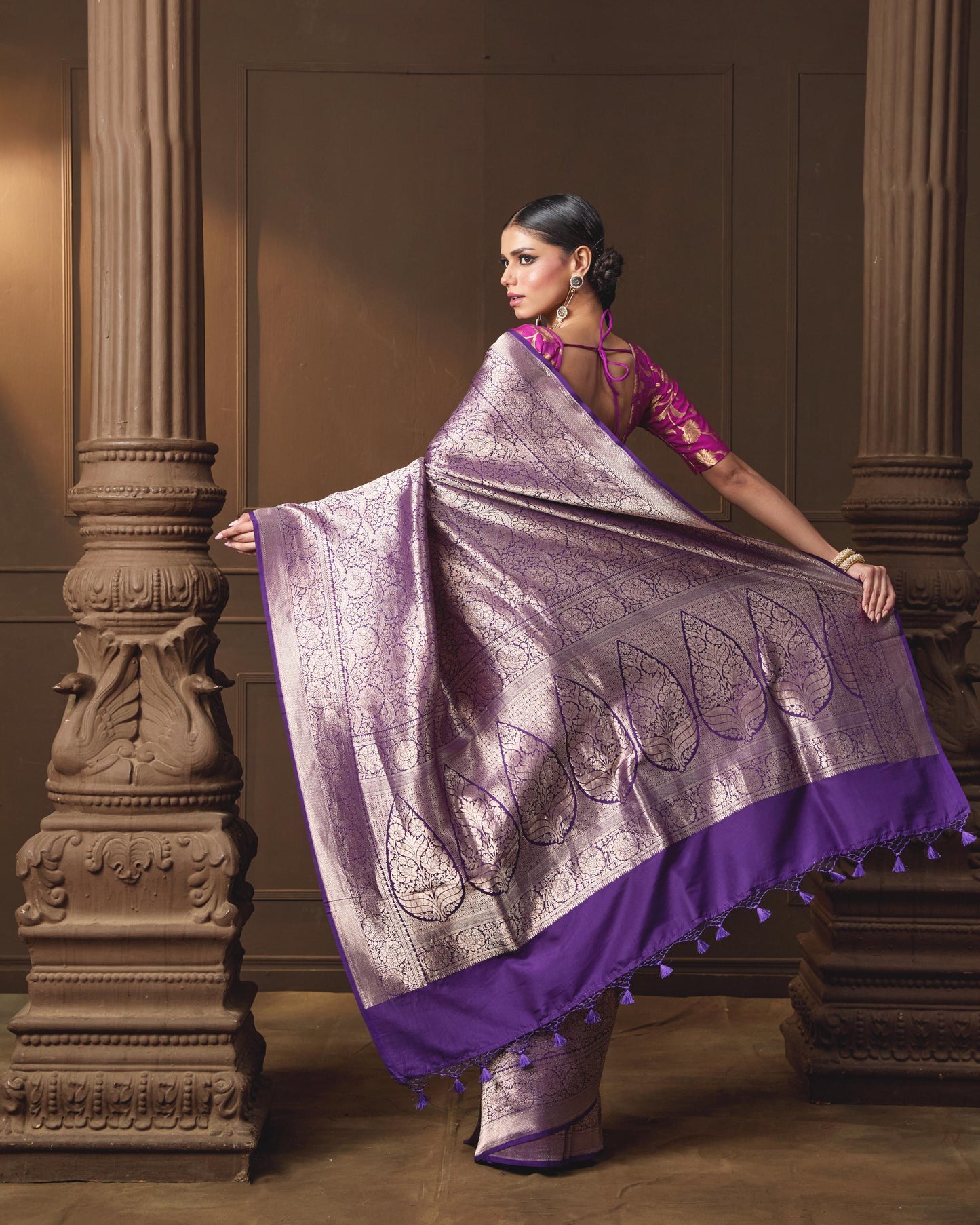 PURPLE SAREE