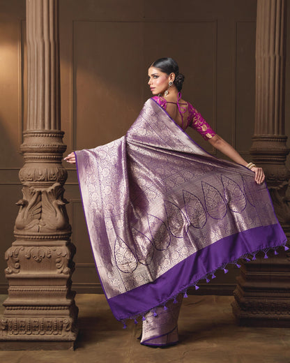 PURPLE SAREE