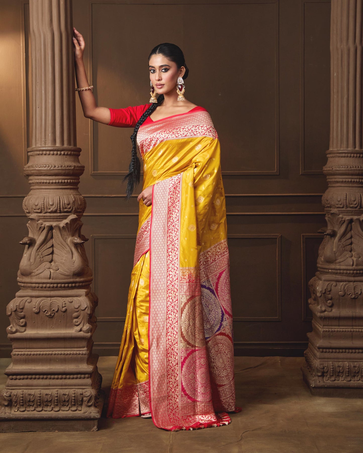 YELLOW SAREE