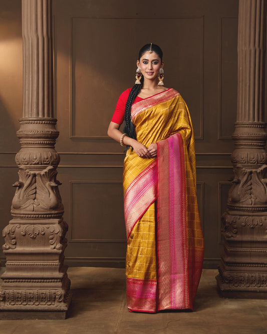 YELLOW SAREE