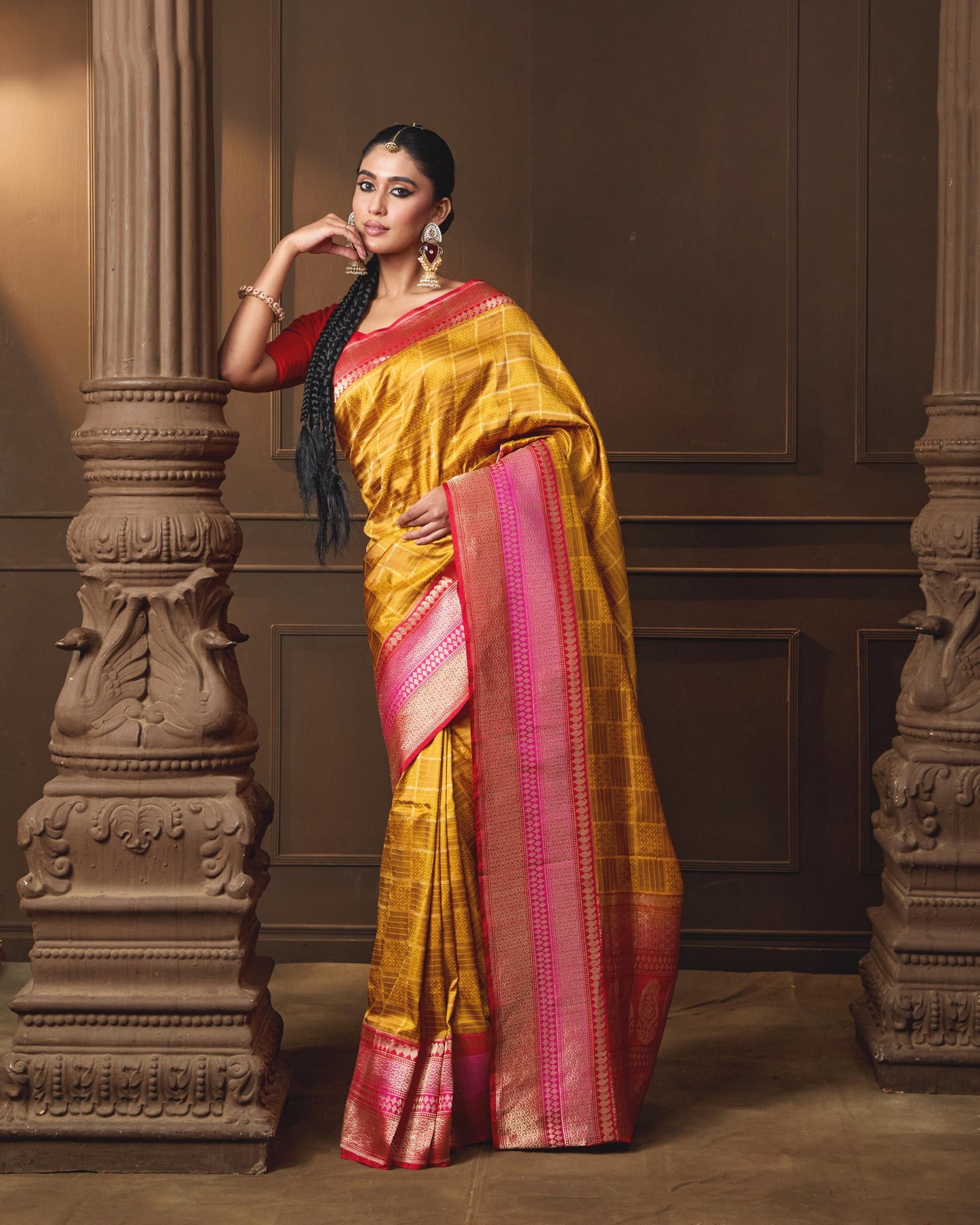YELLOW SAREE