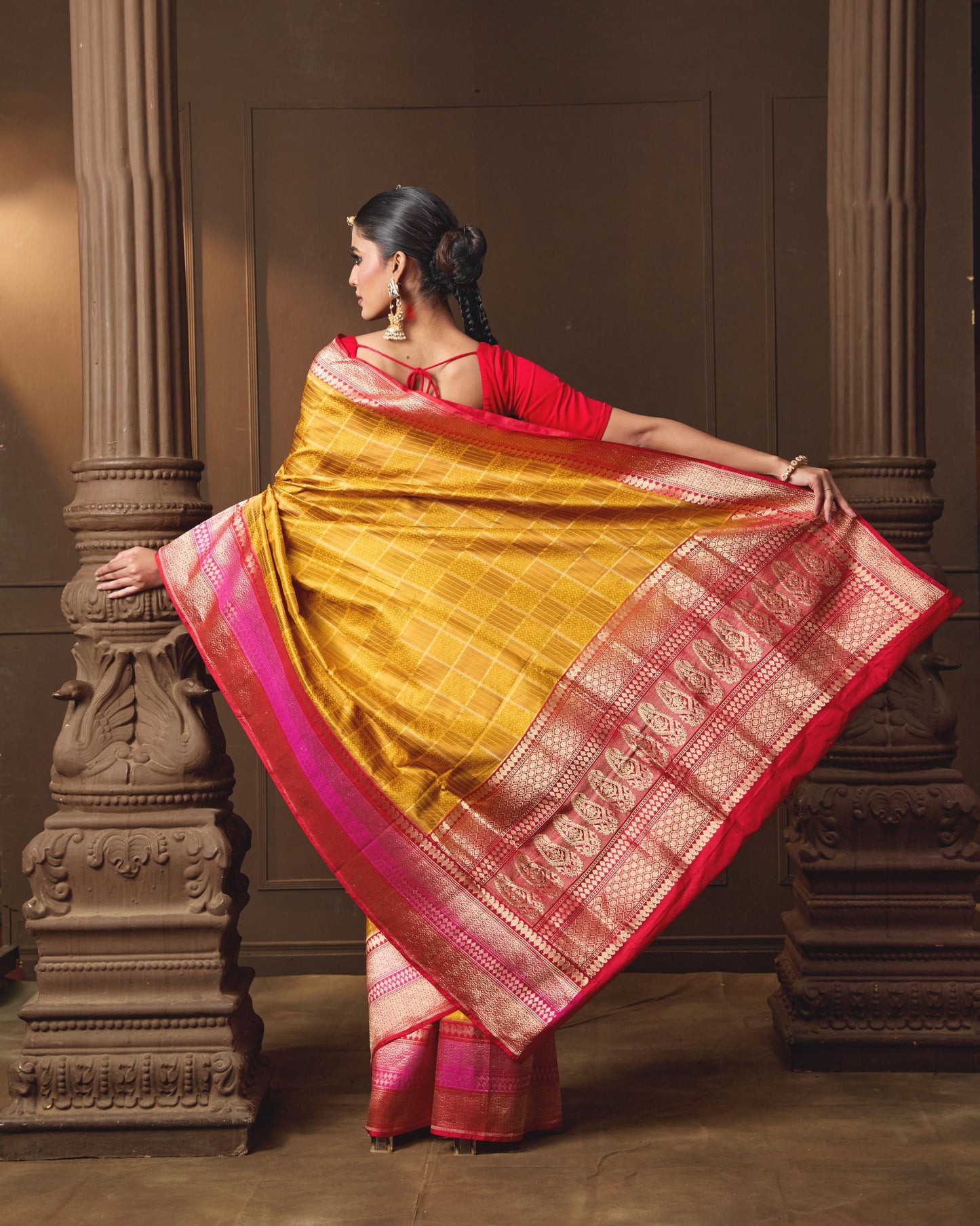 YELLOW SAREE