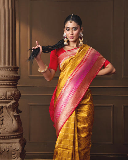 YELLOW SAREE