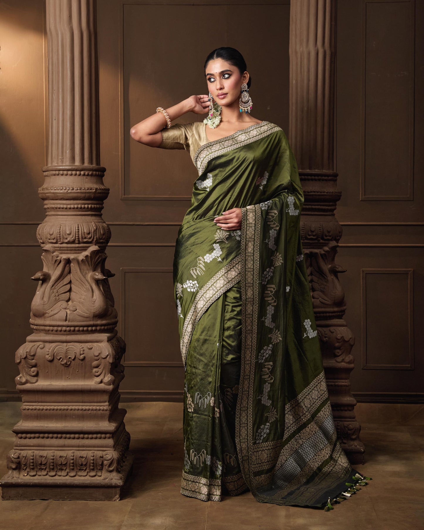 GREEN SAREE