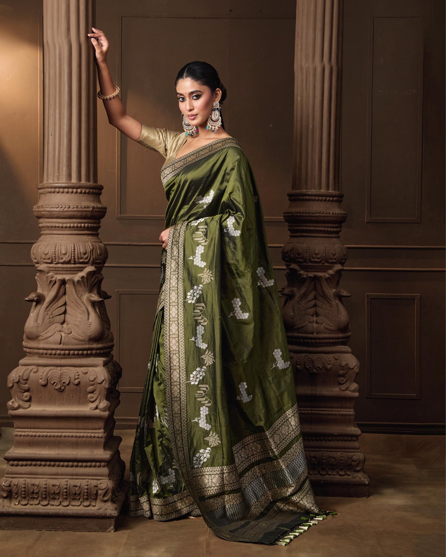 GREEN SAREE