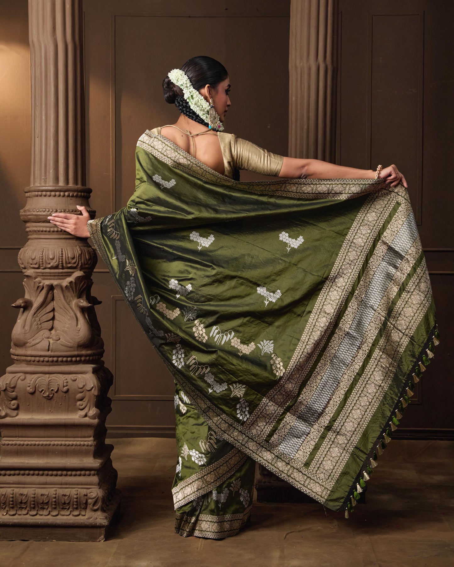 GREEN SAREE