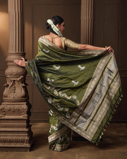 GREEN SAREE