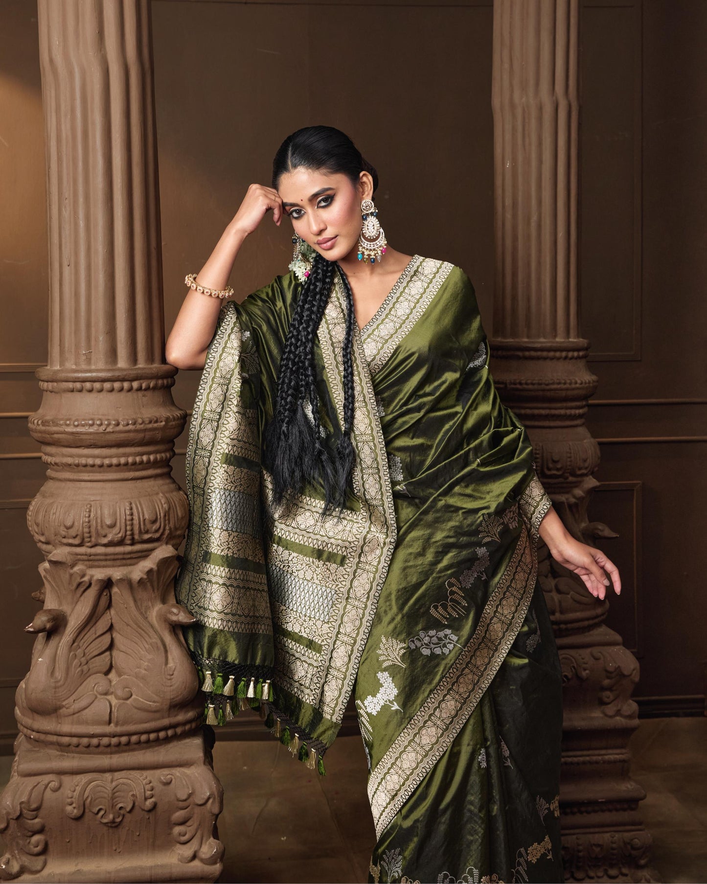 GREEN SAREE