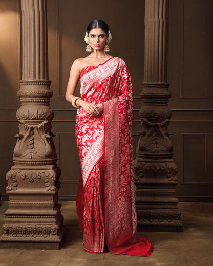 RED SAREE