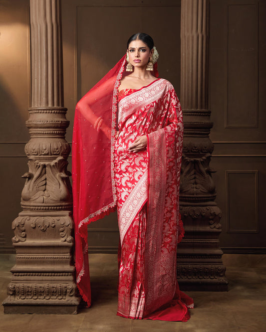 RED DUPATTA
