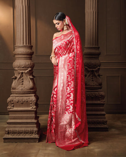 RED SAREE