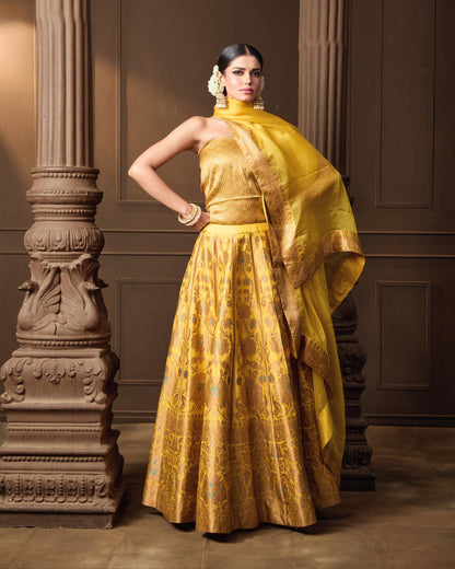 YELLOW LEHENGA