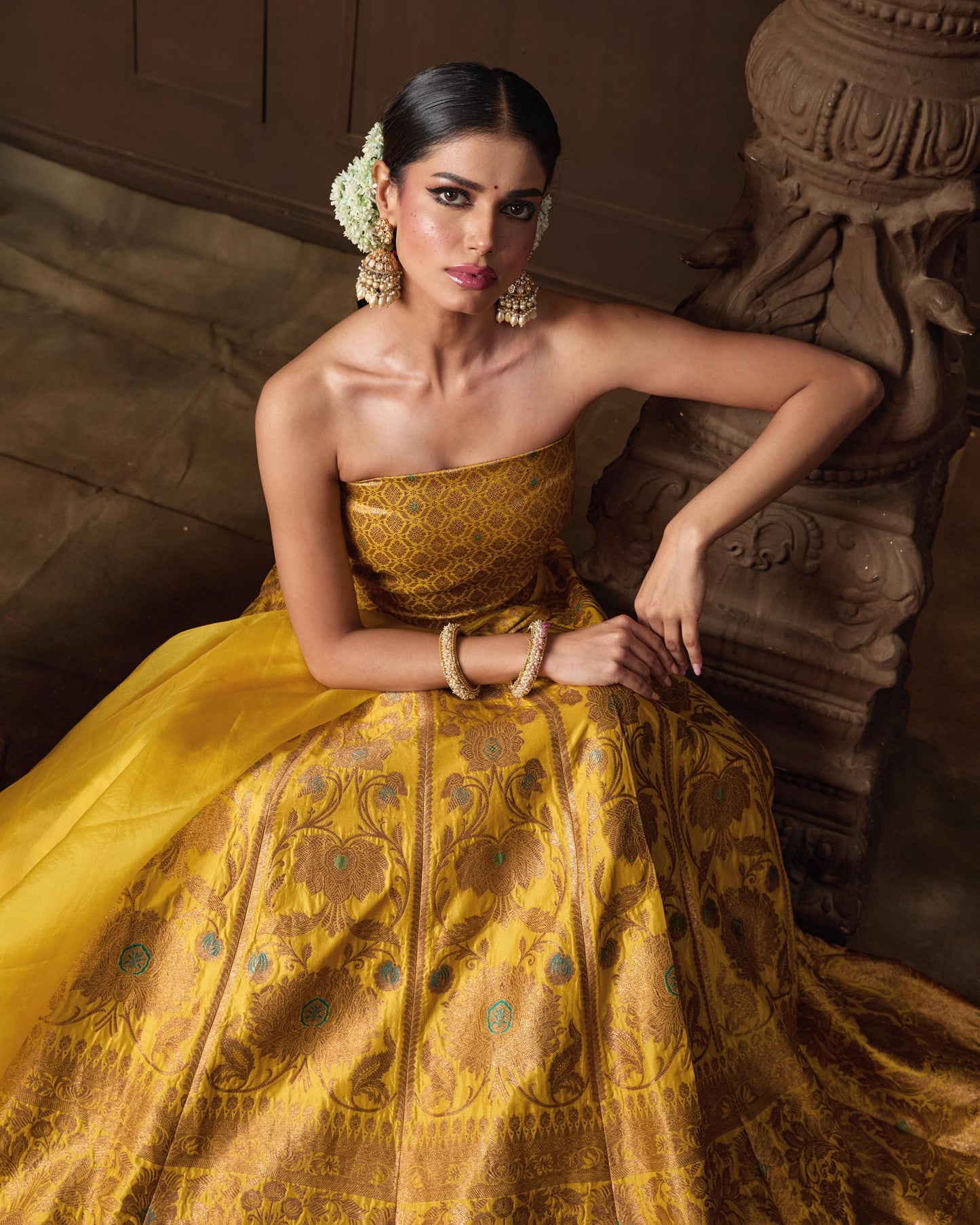 YELLOW LEHENGA