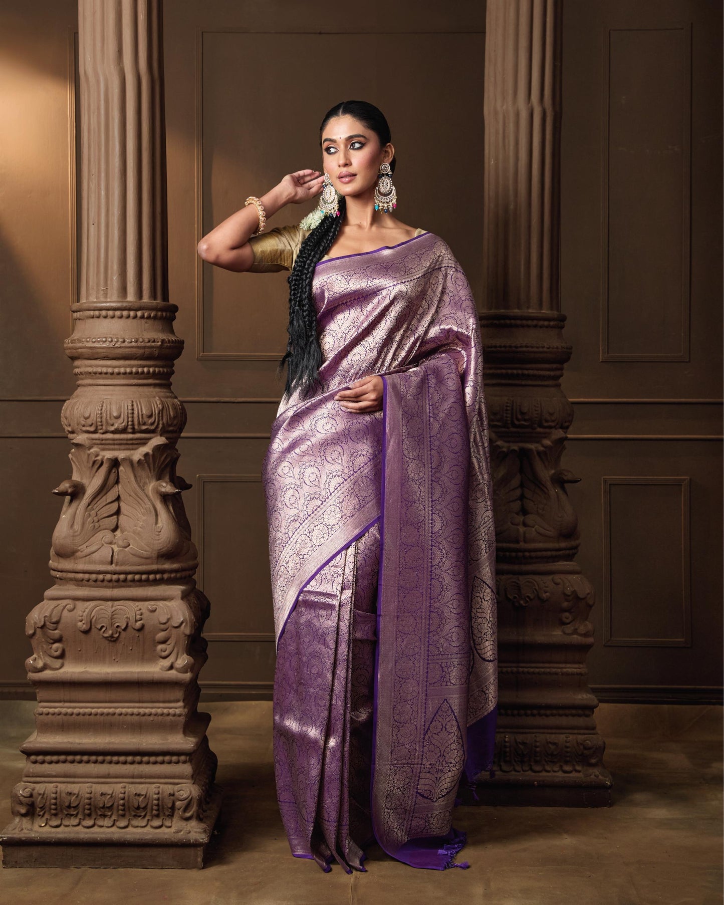 PURPLE SAREE