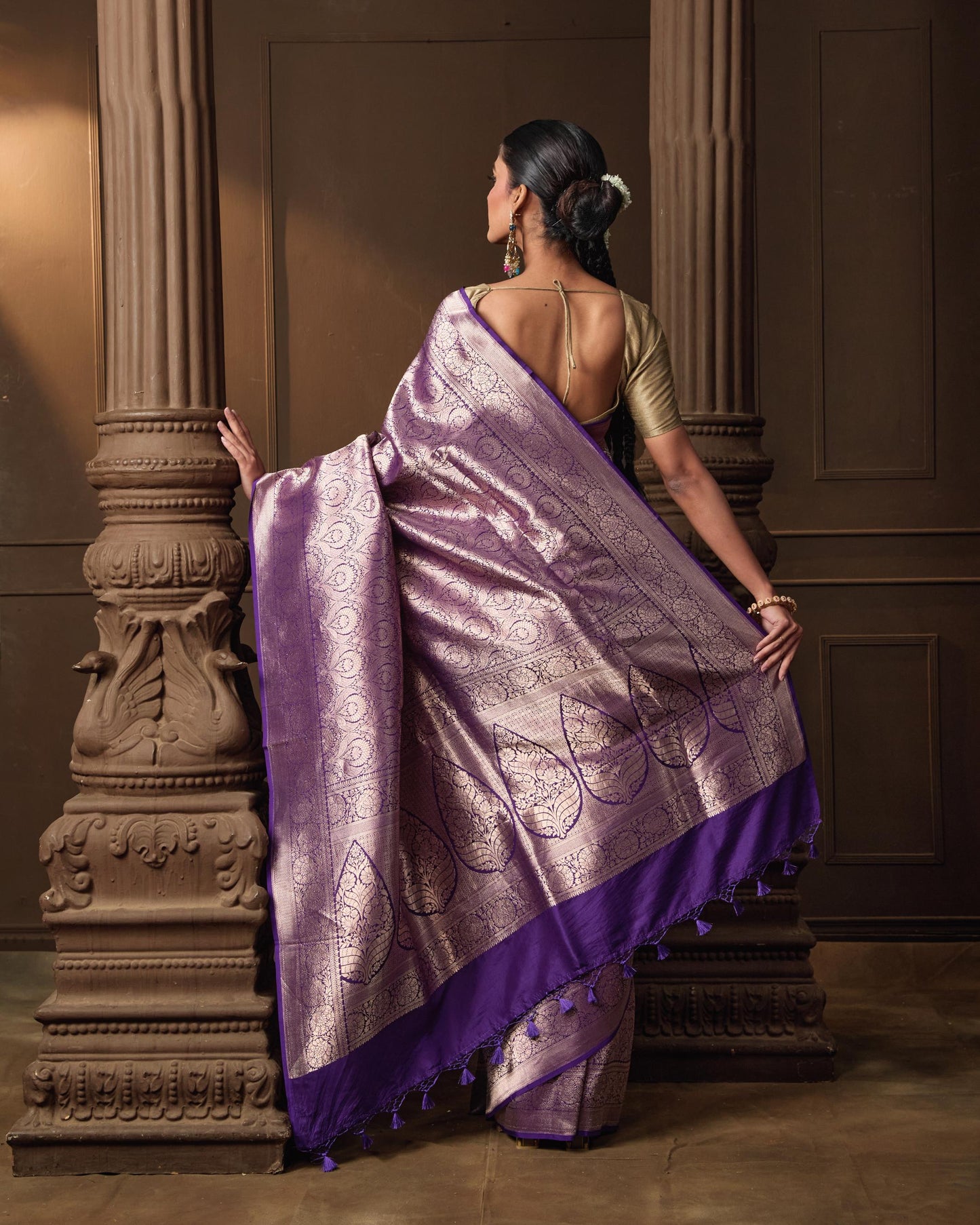 PURPLE SAREE