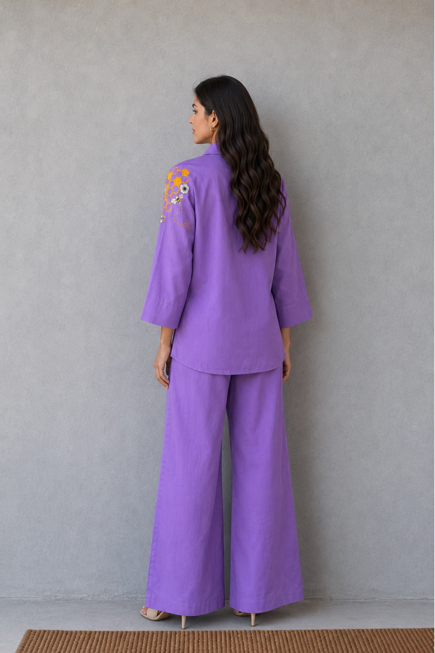 PURPLE BEE CO-ORD SET