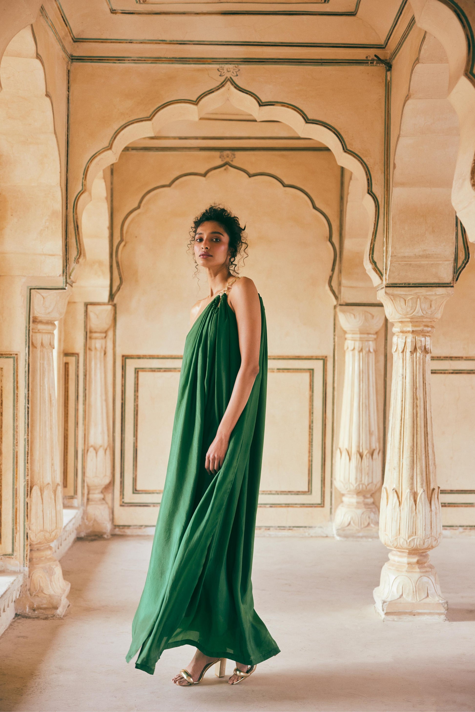 Formal Ruffle Emerald Green One Shoulder Dress Reiss Nina Cape One Shoulder Maxi Dress In Green Formal Ruffle Emerald Green One Shoulder Dress Reiss Nina Cape One Shoulder Maxi Dress In Green