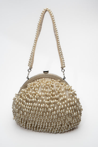 PEARL TREASURE CLUTCH SNOWFLAKE