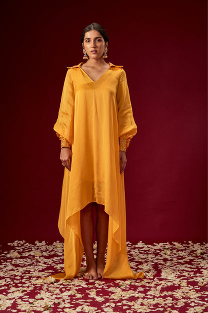 YELLOW OVERSIZED KURTA