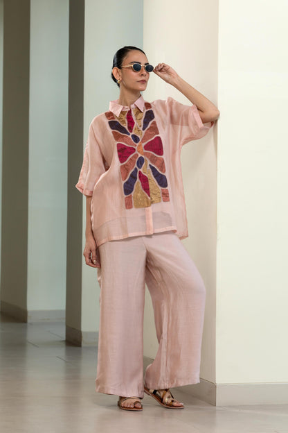 PINK FULL PATCH SHIRT ONLY