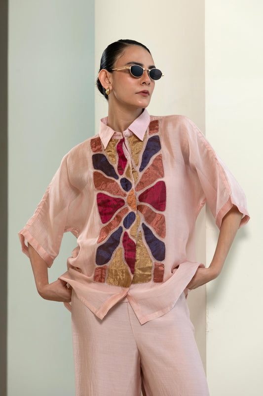 PINK FULL PATCH SHIRT ONLY