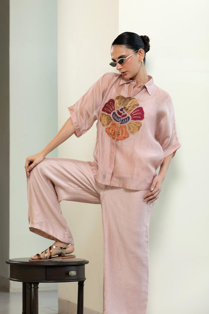 PINK ROUNDPATCH SHIRT ONLY