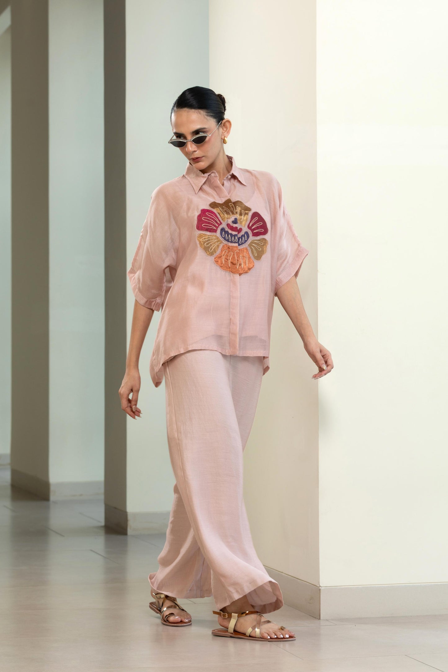 PINK ROUNDPATCH SHIRT ONLY