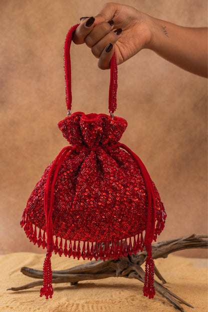 SHIMMER VIEL RED