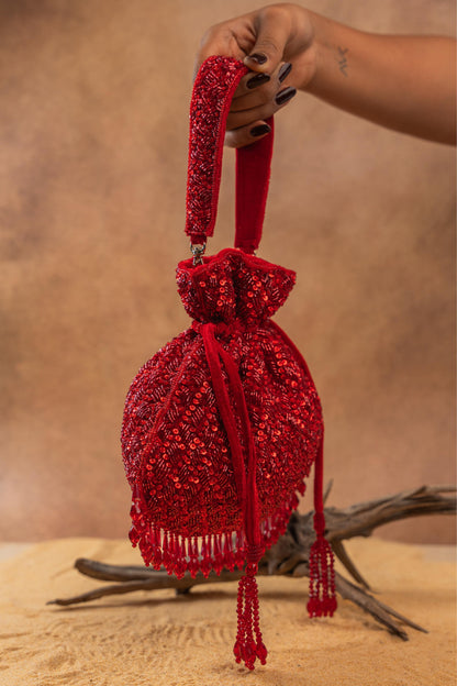 SHIMMER VIEL RED