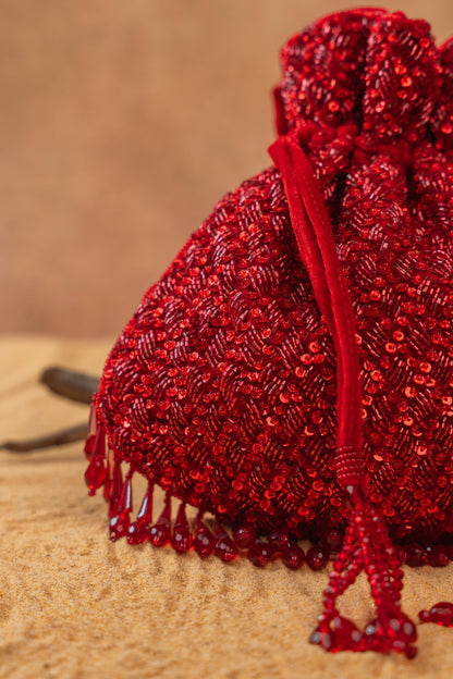 SHIMMER VIEL RED