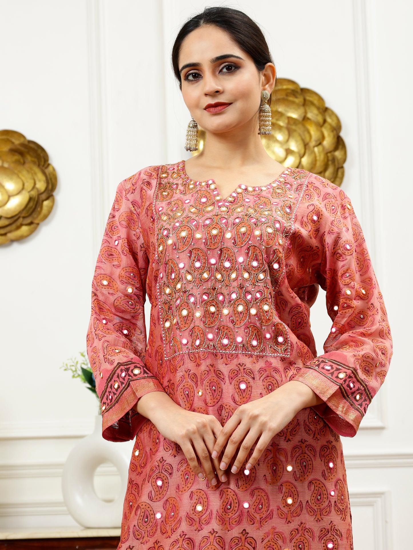 PINK KURTA SET