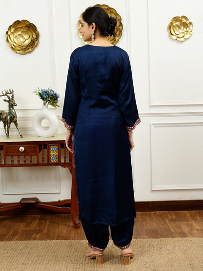 BLUE KURTA SET