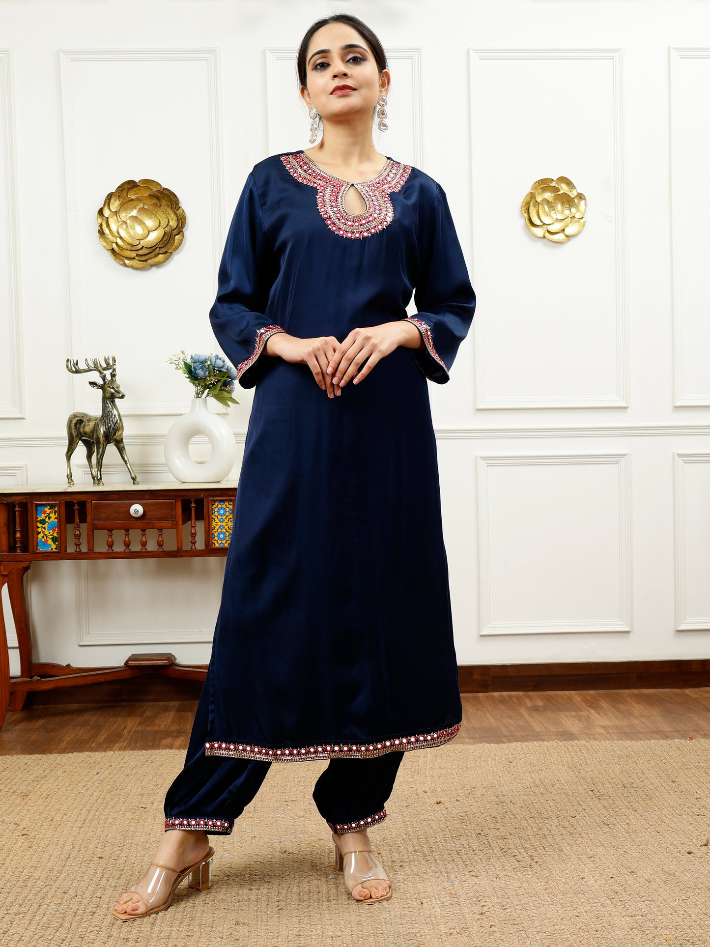 BLUE KURTA SET